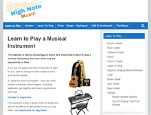 Tablet Screenshot of highnotemusic.com